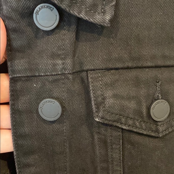 Blank NYC Black Denim Jacket - Picture 7 of 7